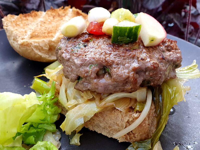 Korean-style beefburger