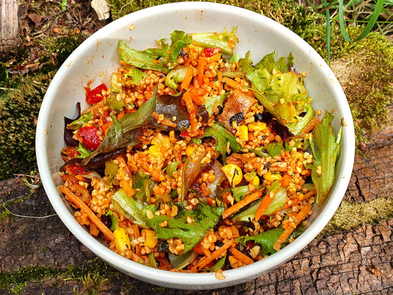 Mexican-style couscous salad