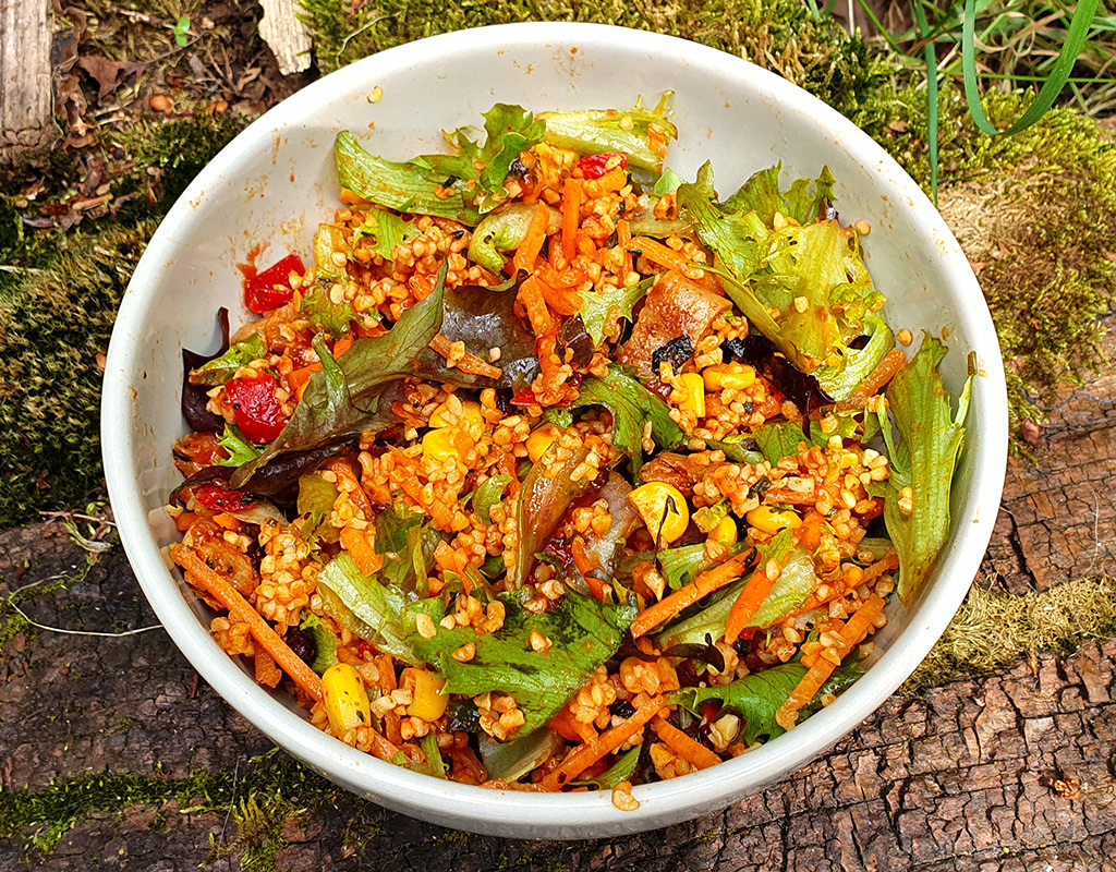 Mexican-style couscous salad