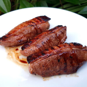 Port grilled duck breast