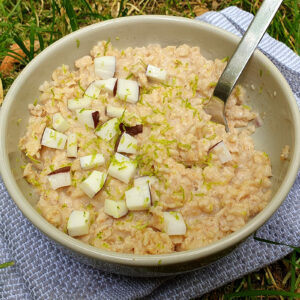 Coconut and lime porridge