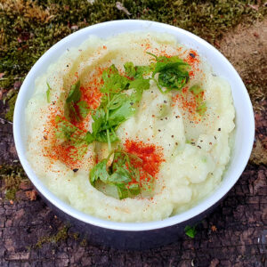 Potato and avocado mash