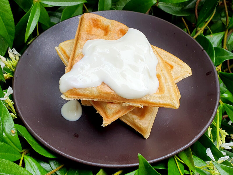 Easy vanilla waffles