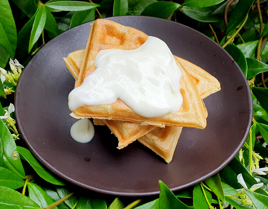 Easy vanilla waffles