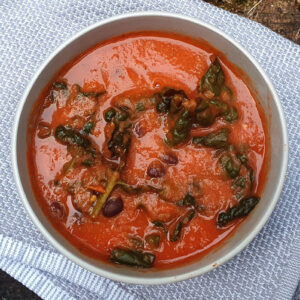 Tomato and vegetable soup