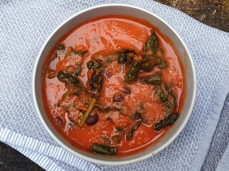 Tomato and vegetable soup