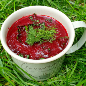 Beetroot and carrot soup