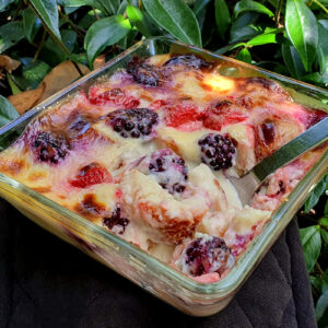 Berry croissant bake