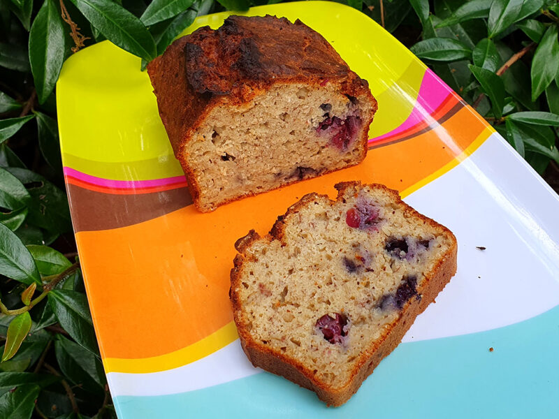 Blueberry banana bread