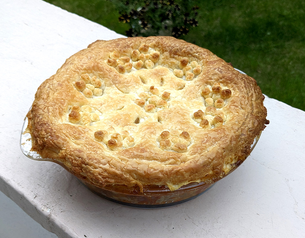 Chicken and sweet potato pie