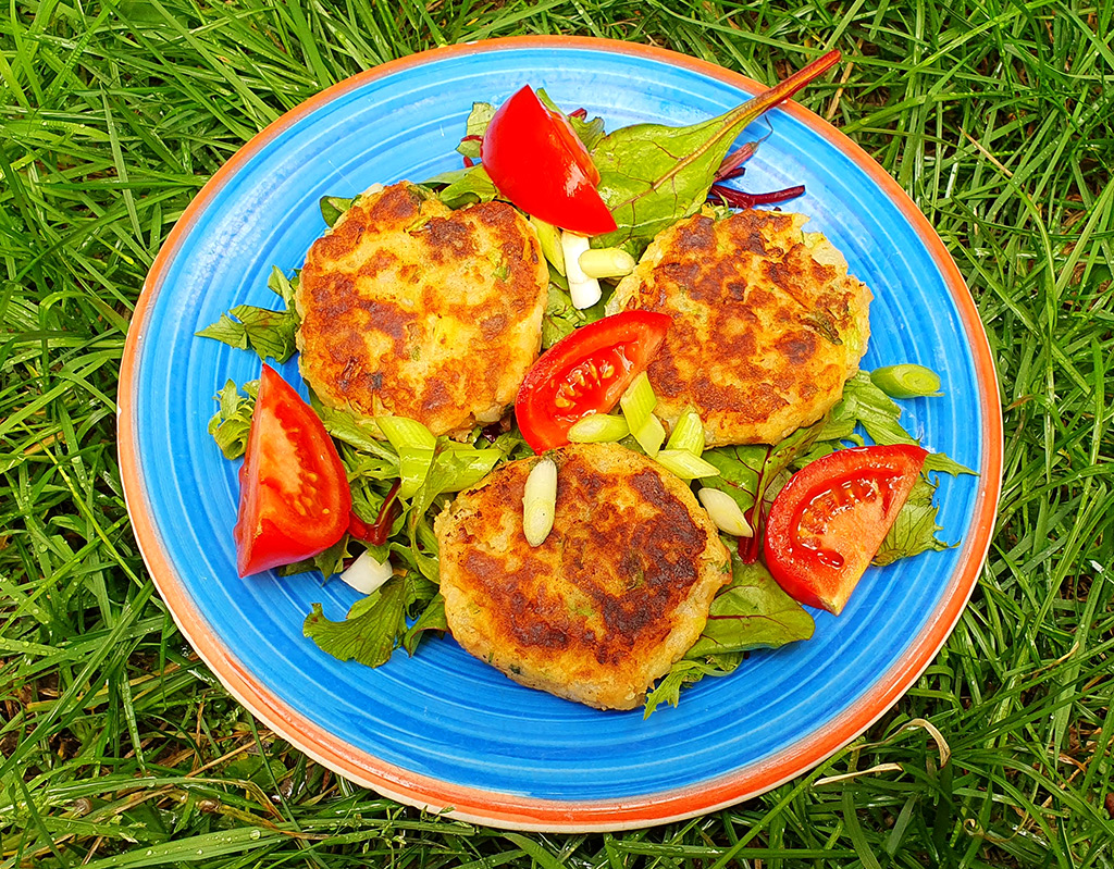 Sausage potato cakes