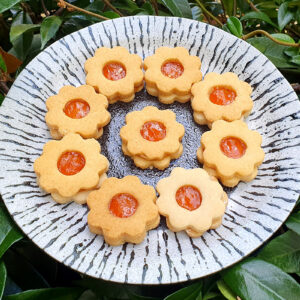 Gluten-free linzer cookies