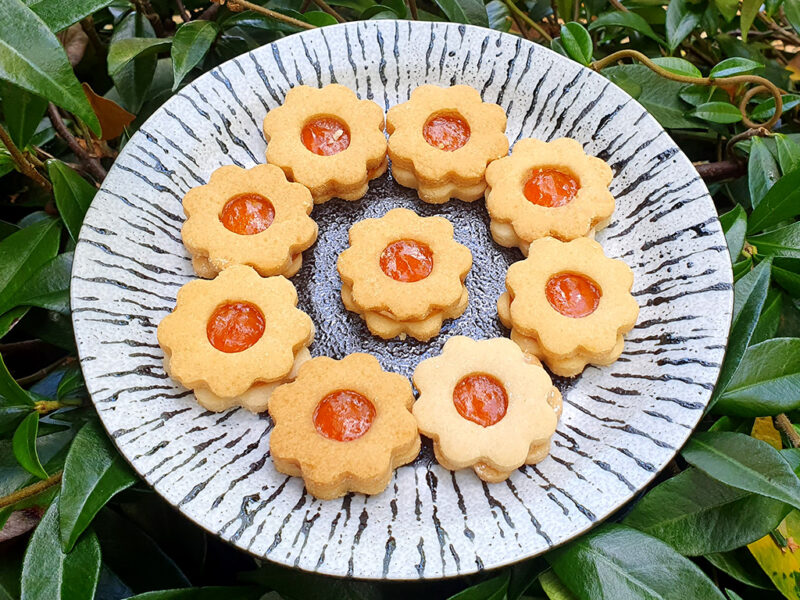 Gluten-free linzer cookies