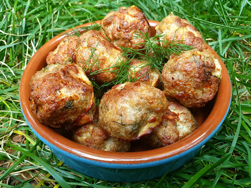 Swedish-style baked meatballs