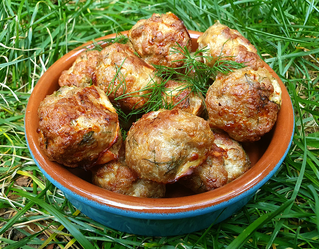 Swedish-style baked meatballs