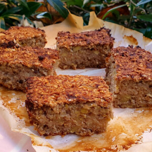 Chestnut and oat bars