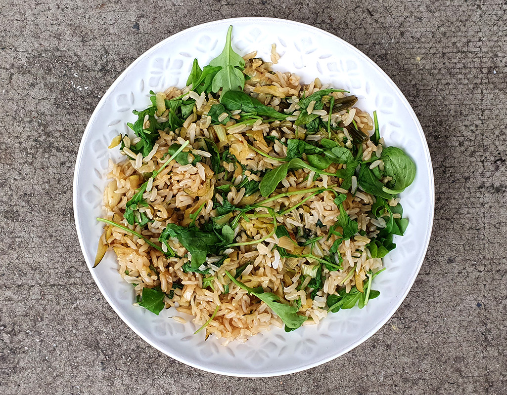 Courgette rice