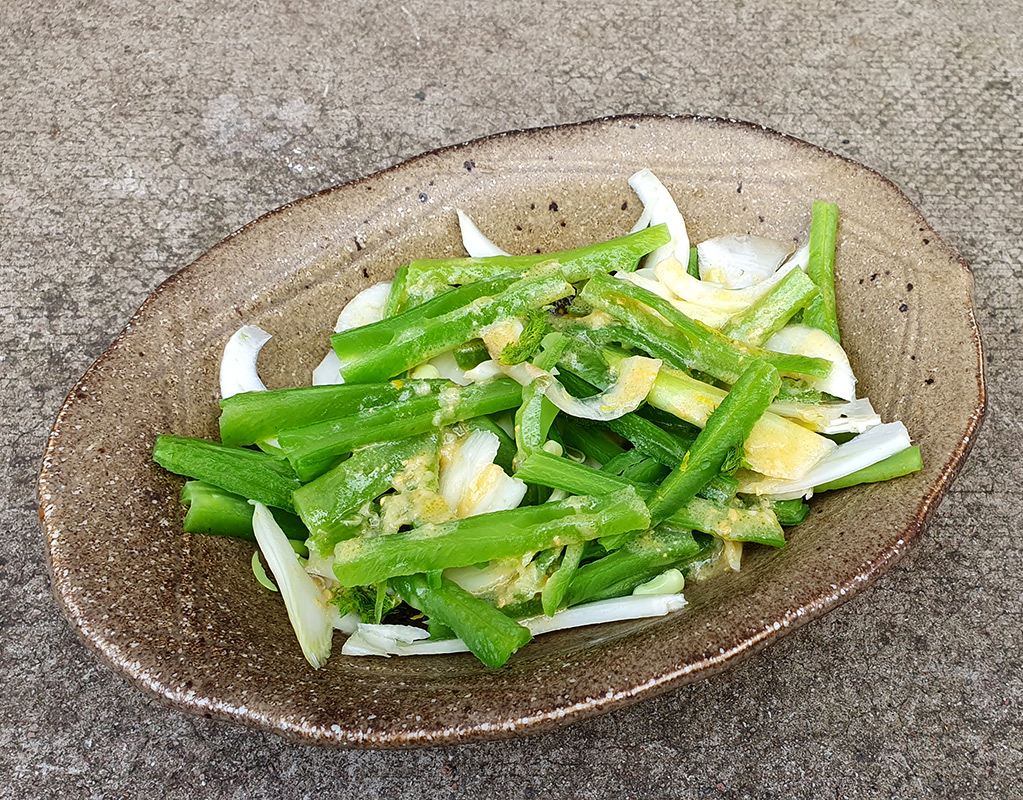 Runner bean and fennel salad