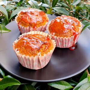 Orange and poppy seeds muffins