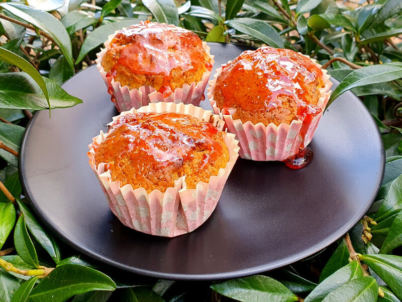 Orange and poppy seeds muffins