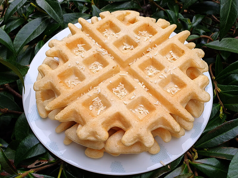 Coconut waffles