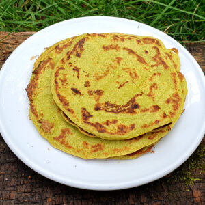 Courgette and lentil wraps