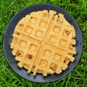 Spiced gluten-free carrot waffles