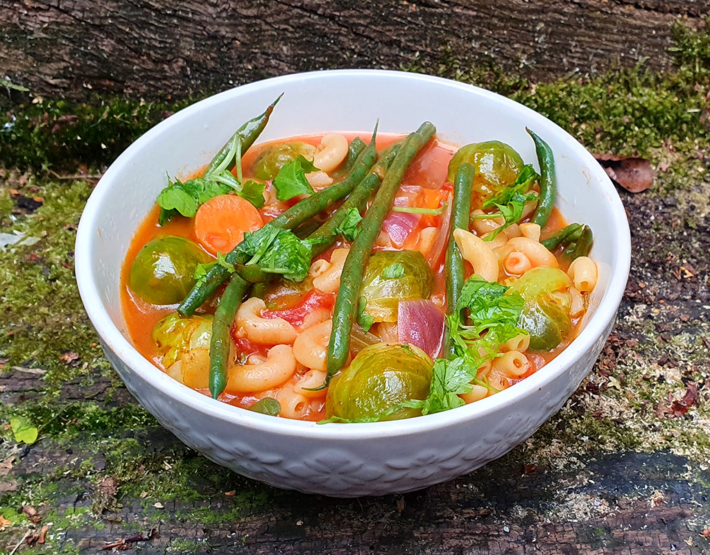 Brussel sprout minestrone