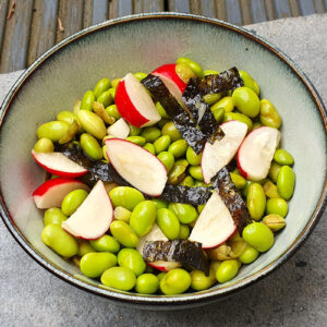 Edamame and radish salad