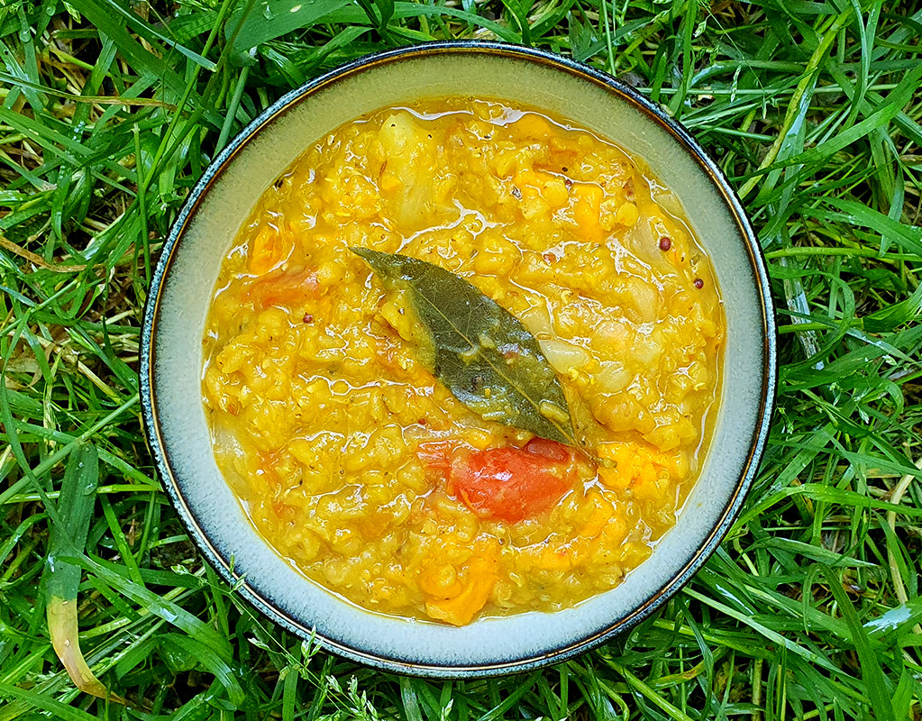 Sweet potato dhal