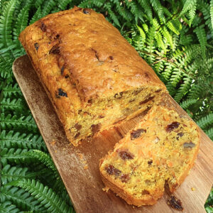 Carrot and ginger loaf cake