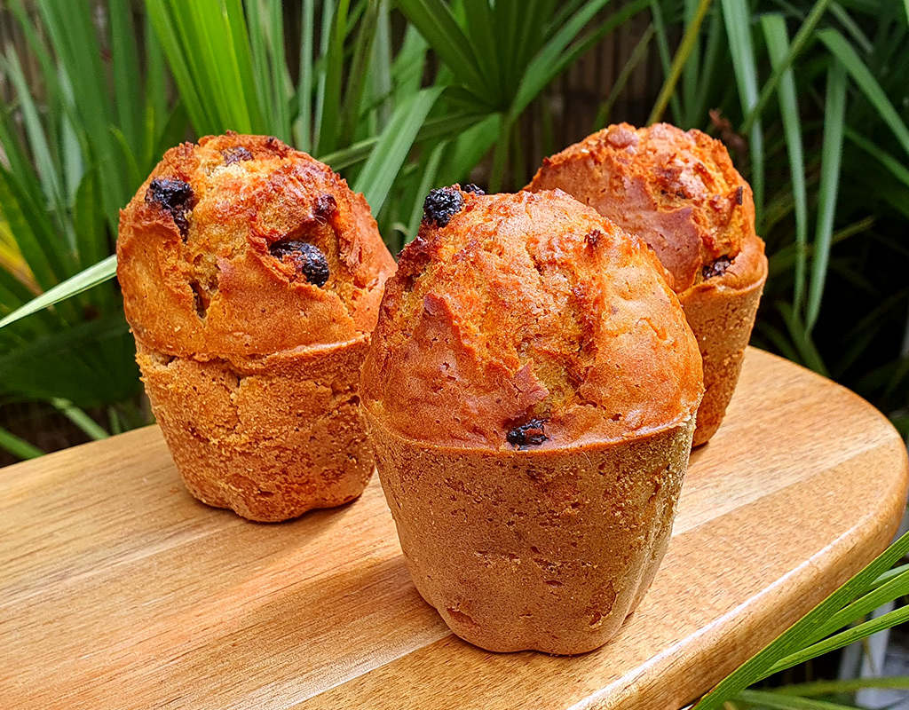 Carrot and ginger muffins