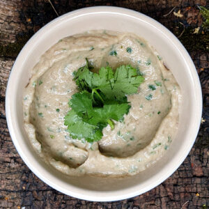 Roasted garlic baba ganoush