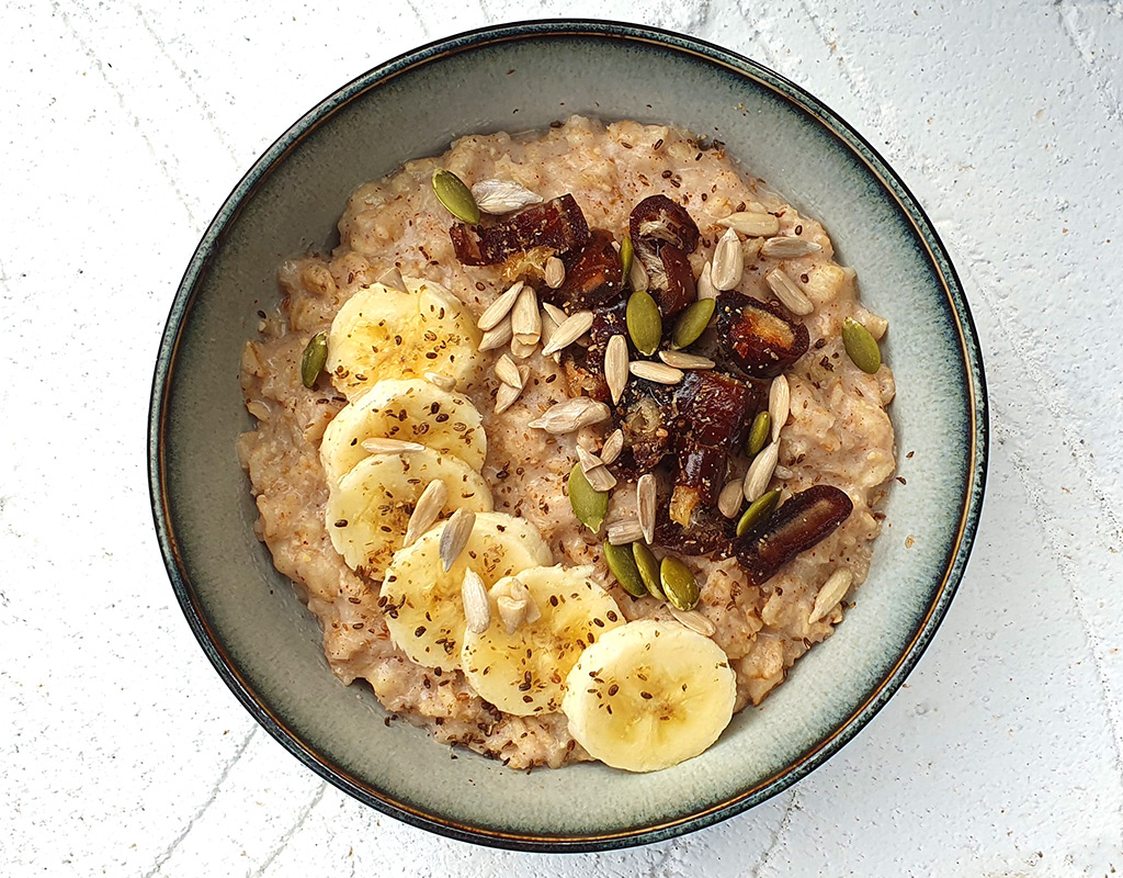 Banana porridge