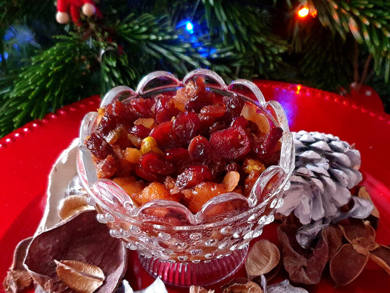 Ginger and pistachio mincemeat