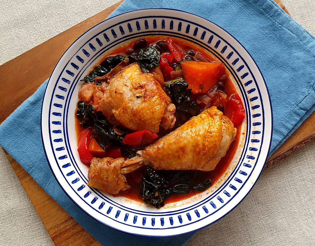 Chicken and chorizo stew