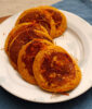 Mandarin spelt pancakes