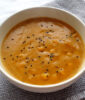 Spiced parsnip and sweet potato soup