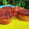 Orange, coconut and oat muffins