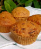 Vegan carrot and blood orange muffins