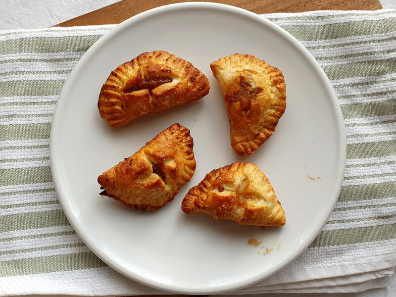 Air fryer mini apple turnovers