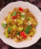 Lentil and avocado salad