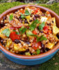 Mexican style buckwheat salad