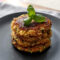 Parsnip and courgette fritters