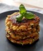 Parsnip and courgette fritters