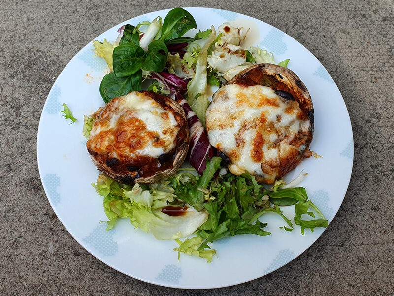 Bolognese stuffed mushroom