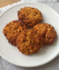 Carrot and coconut oat cookies