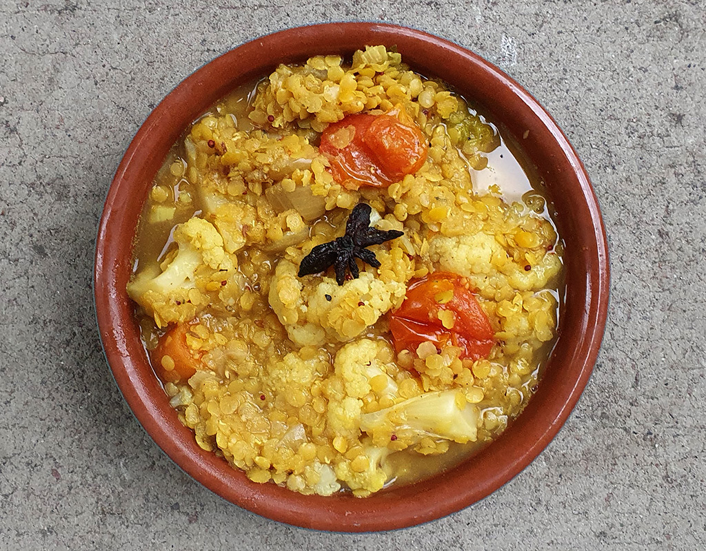 Cauliflower dhal