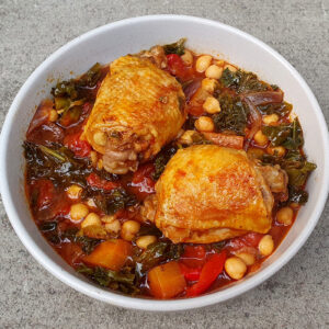 Chipotle chicken stew with chickpeas