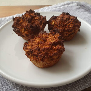 Gluten-free carrot and coconut muffins